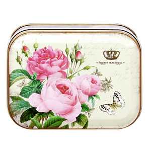 "Nostalgia - Roses" Small Deep Rectangular