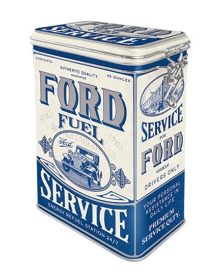 "Ford Fuel Service" Høy rektangulær boks m/klips