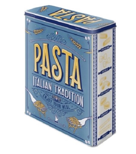 "Pasta Italian Tradition" Høy rektangulær boks XL