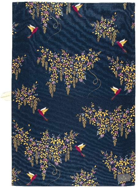 "Sara Miller - Chelsea Navy" Tea Towel