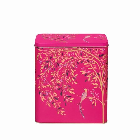 "Sara Miller - Pink Bird Larder Tin"