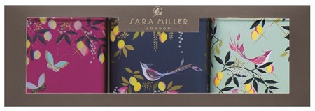 "Sara Miller - Orchard" Set of 3 Square Caddies