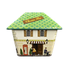 "Small House Chocolate Box" grønnt og metallhus