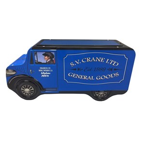 "Large Blue Delivery Van" metallboks