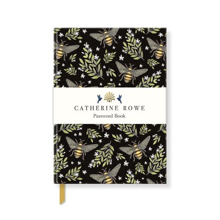 "Honey Bee Pattern" Password Book