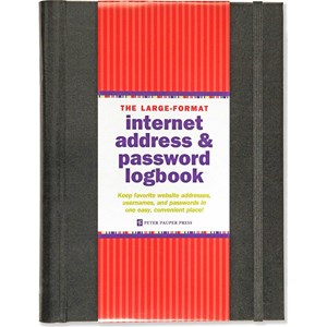 "Internet Adress & Password Logbook" large