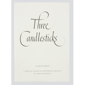 Brevpapir-blokk "Three Candlesticks", 50 she