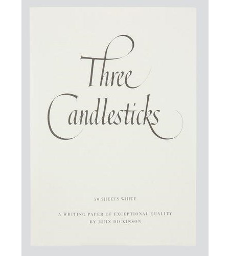 Brevpapir-blokk "Three Candlesticks", 50 she