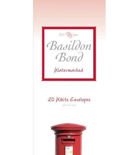 "Basildon Bond Watermarked", Konvolutter 20 stk.