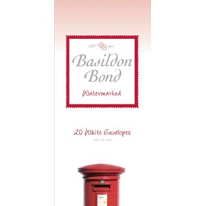 "Basildon Bond Watermarked", Konvolutter 20 stk.