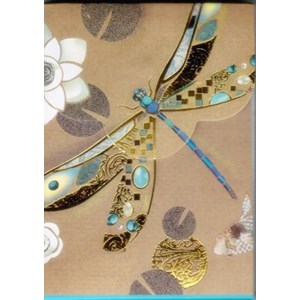 "Spirit Dragonfly", Mini Magnetic Notebook