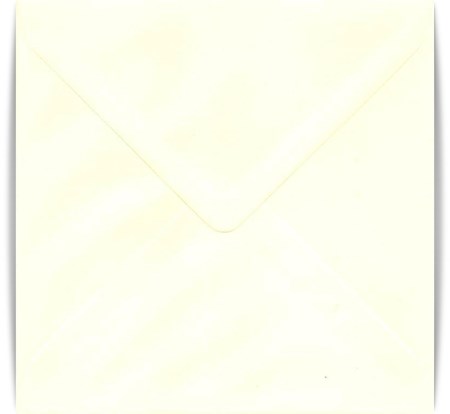 Konvolutter, Vanilla, kvadratiske, 155 x 155 mm. 10 stk.