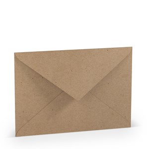 "Kraft" Konvolutt C5, pakke med 5 stk