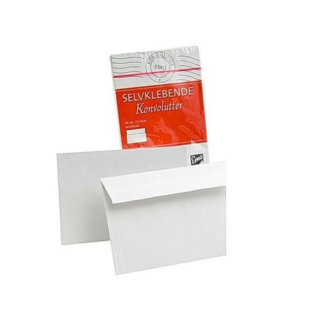 Konvolutt EMO C6 80g SKD (50)