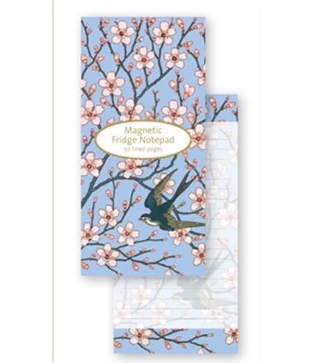 "Almond Blossom and Swallow" Magnetic To-do