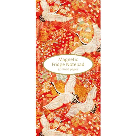 "Kimono Cranes" Magnetic Notepad