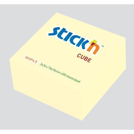 "Yellow Notes Cube" 76mm x 76mm, 400 ark, k
