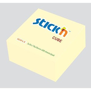 "Yellow Notes Cube" 76mm x 76mm, 400 ark, k