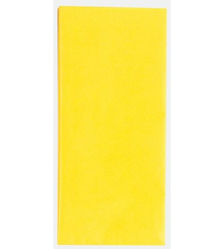 Silkepapir, "Yellow", 10 ark 50 x 66cm