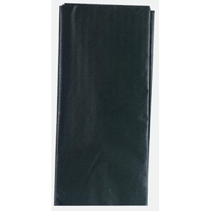 Silkepapir, "Black", 10 ark 50 x 66cm