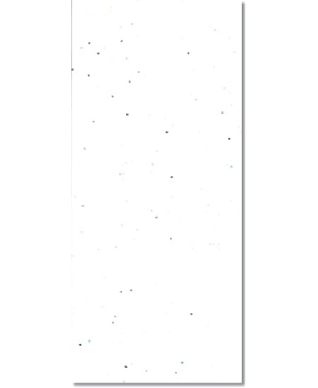 Silkepapir, "White Glitter", 3 ark 50 x 66 cm