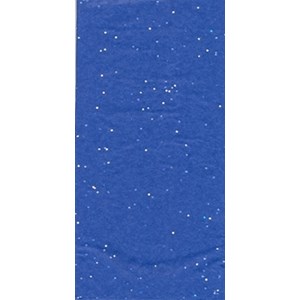 Silkepapir, "Dark Blue Glitter", 3 ark 50 x 66 cm