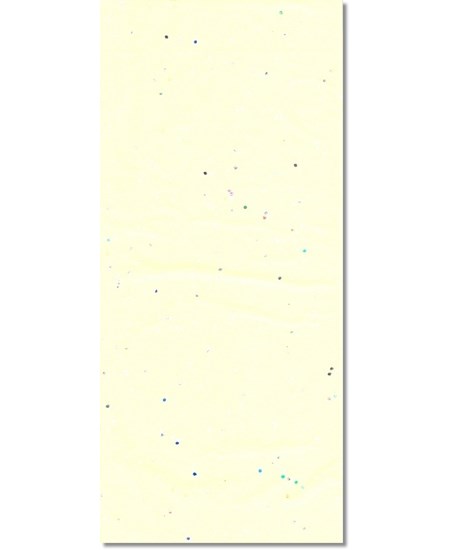 Silkepapir, "Cream Glitter", 3 ark 50 x 66cm