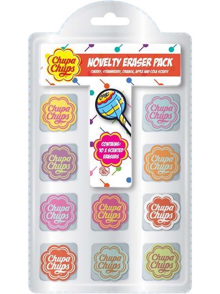 "Chupa Chups" Eraser Pack (10 viskelær)