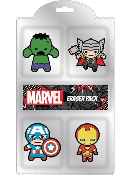 "Marvel Kawaii" Eraser Pack (4 viskelær)