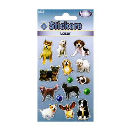 Stickers "Laser Dogs & Puppies"