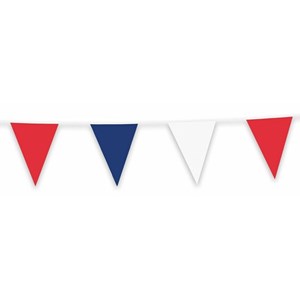 "Bunting 10 meter Red/White/Blue"