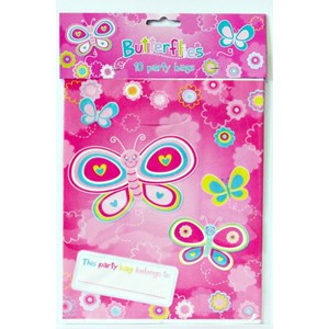 "Butterflies", Party-Bags, 10 stk