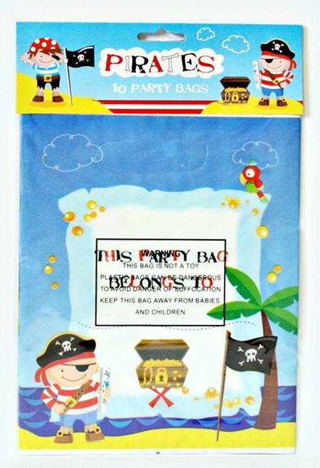 "Pirates" Party-poser, 10 stk.