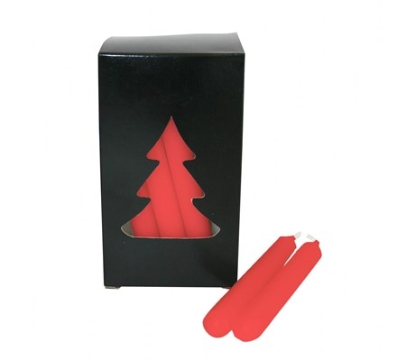 Juletrelys 20 stk rød. 1,2 x 10,2 cm.
