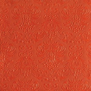 "Elegance Orange" Servietter, 33 x 33 cm, 15 stk