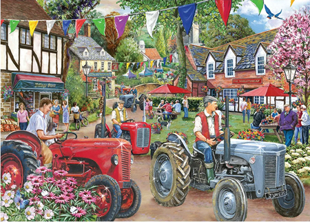 "No. 27 - Tractor Parade" Puslespill 1000 biter