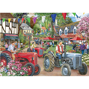 "No. 27 - Tractor Parade" Puslespill 1000 biter