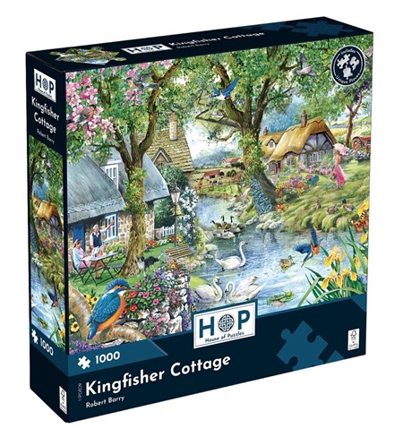 "Kingfisher Cottage" Puslespill 1000 biter