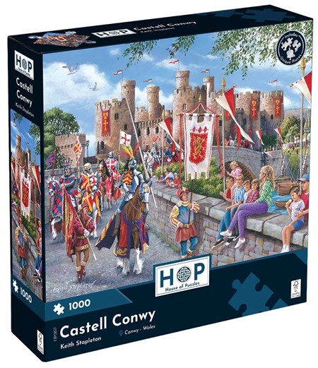 "Castell Conwy" Puslespill 1000 biter
