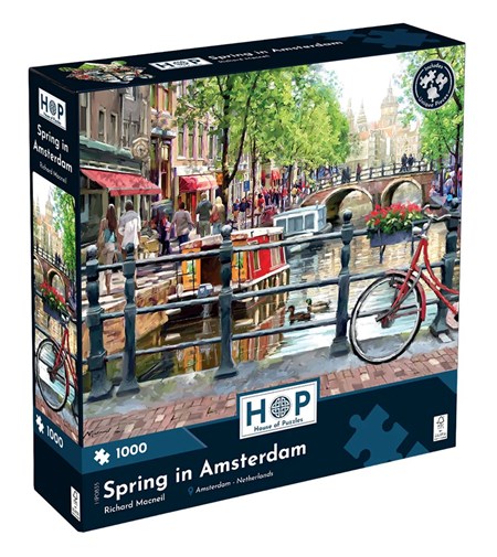 "Spring in Amsterdam" Puslespill 1000