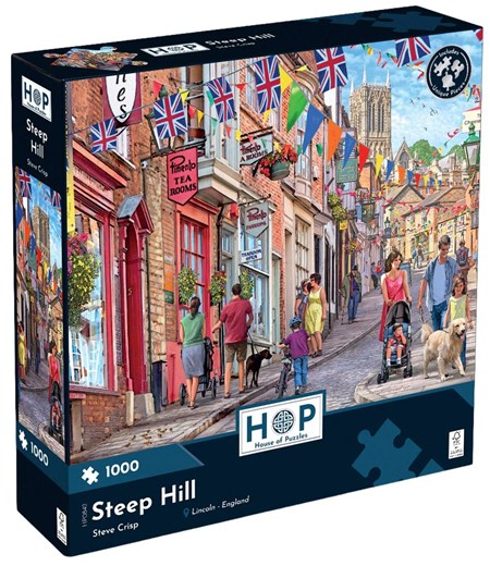 "Steep Hill" Puslespill 1000 biter