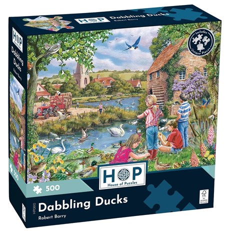 "Dabbling Ducks" Puslespill 500 biter
