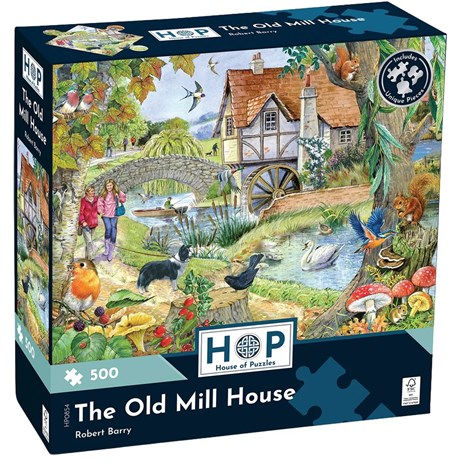 "The Old Mill House" Puslespill 500 biter