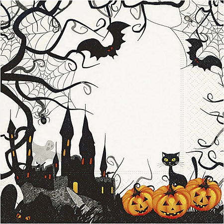 Serviett "Spooky" 33 x 33 cm. 3 lags.