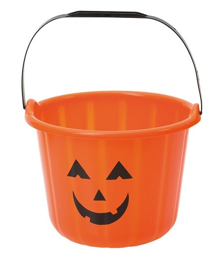 Halloween Gresskar bøtte, 19 cm.