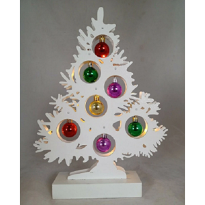 "Christmas Bauble Tree" 34 cm, med LED