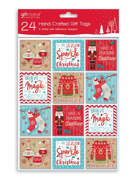 24 Hand Crafted Gift Tags