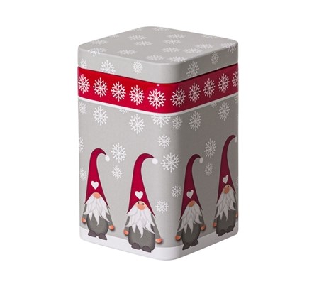 "Nisse" Kvadratisk liten metallboks