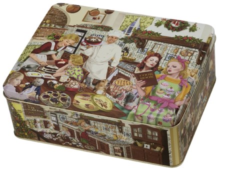 "Christmas Bakery" Rektangulær metalleske
