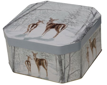 "Bambi" Kvadratisk metall-eske